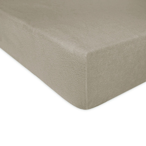 Terry sheet with elastic 156_D Gray 180x200