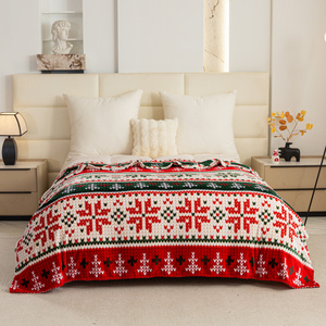 Koc 160 x 200 Mikrofibra Świąteczna Donato 08