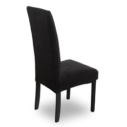Velvet Chair Cover 35x55x30 Pokr05 Black