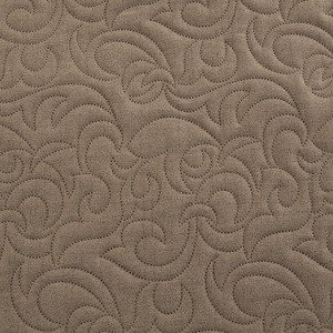 Quilted Decorative Bedspread 200 x 220 Len4 Brown