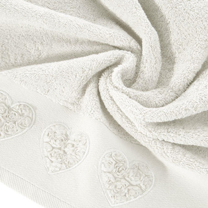 Ręcznik Kąpielowy Kamila (01) 50 x 90 Kremowy