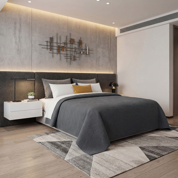 Narzuta 220 x 240 Tłoczona Mikrofibra Federico 03