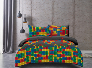 Bedding 160 x 200 3pc Satin Maria 2354