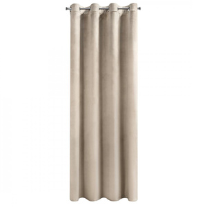 Curtain 140 x 250 Decorative Velvet Melanie Beige