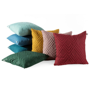 Poszewka Design91 Alara/1 40 x 40 Ciemnozielony