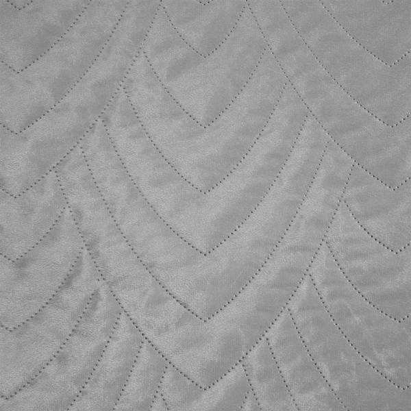 Narzuta 220 x 240 Pikowana Velvet Luiz6 Srebrny