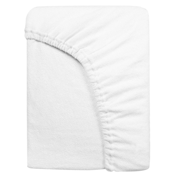 Prześcieradło Frotte z Gumką 001_D Biały 60x120