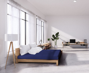 Sheet 180 x 200 With Eraser Dimi Light Navy Blue