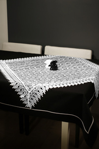 Obrus Okrągły fi 160 Teflonowy Bello 253 Biel