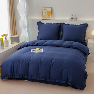Bedding 220 x 200 3 pcs Cotton with Ruffles Lynda 01
