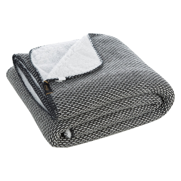 Blanket 150 x 200 Microfiber Two-sided Panda Black+White