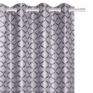 Curtain 140 x 250 Blackout Wave Splits Silver