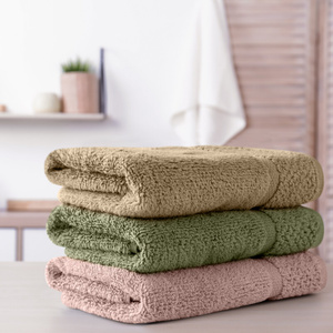 50 x 90 Bath Towel Cotton Vilia 09 C.Green