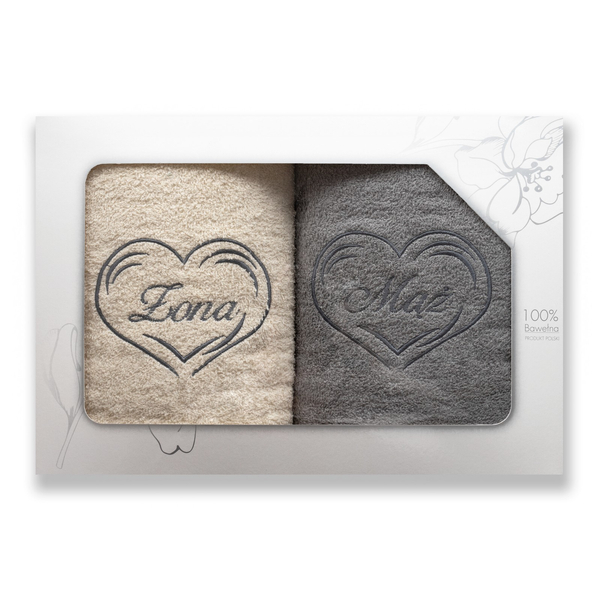 Towel Set 2pcs. 50x100 Carol 26