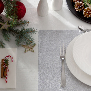 Podkładka 30 x 45 Dekoracyjna Wycinana Zoja1 Srebrny