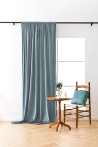 Curtain 140 x 270 Velvet Tunnel Tape Giorgia 02