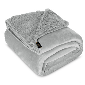Blanket 150 x 200 Microfiber Two-sided Tedy Silver