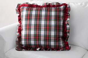 Decorative pillowcase Iga 45 x 45 Green+Green