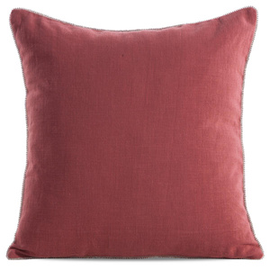 43 x 43 Decorative Linen Pillowcase 22A Red