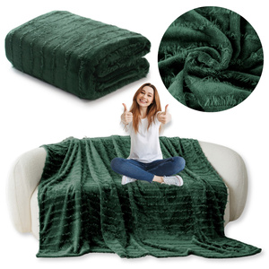 Blanket 160 x 200 Microfiber Embossed Yolanda 01