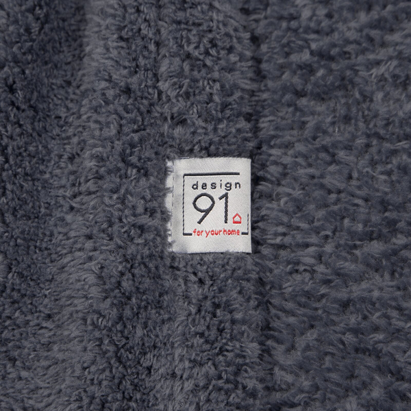 Blanket 200 x 220 Microfiber Lamb Lori Steel