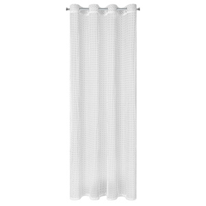 Firana 140 x 250 Dekoracyjna Przelotki MIRELLA Bia