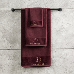 Towel Set 3 pcs. Eva Minge GAJA Pomegranate