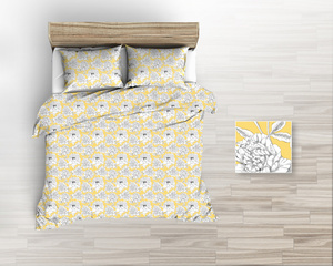 Bedding 220 x 200 3pc Flannel Marita 1077N