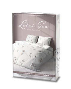 Bedding 160 x 200 3pc Cotton Summer Sleep 020