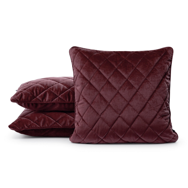 Velvet pillowcase Velvet 27 45 x 45 Maroon