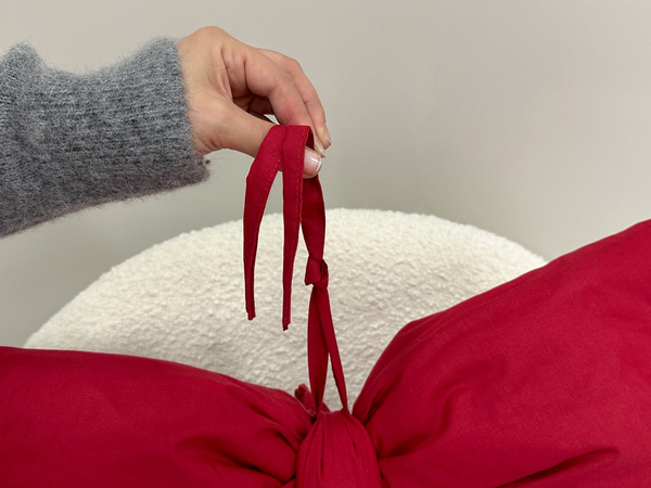 Bow 100 x 60 Cushion Christmas Decoration Decorative Big Bow 02