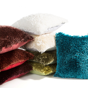 Poszewka 40 x 40 Dekoracyjna CHP Shaggy 1 Zieleń