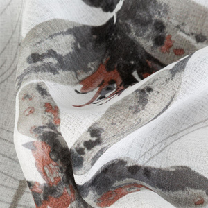 Firana Dekoracyjna Aida Przelotki 140 x 250 B+Beż