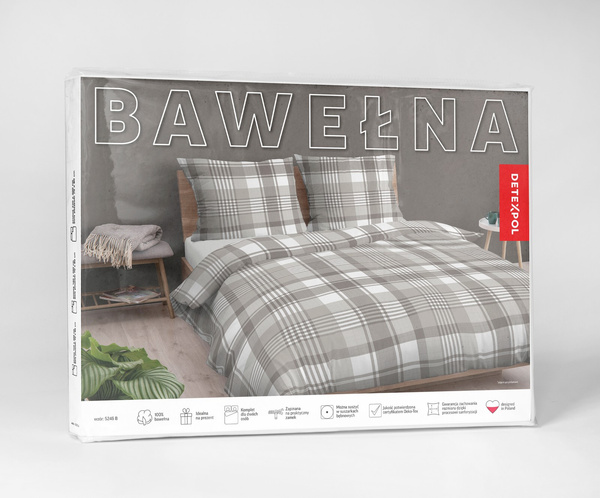 Pościel 220 x 200 3cz Vicenza Bawełna wz. 5246B