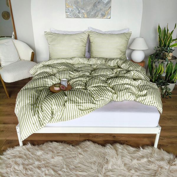 Pościel 140 x 200 2cz Mikrofibra w Pasy Eusebia Home 15