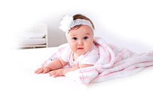 Blanket 75 x 100 Microfiber with Embroidery Ricco RI4B