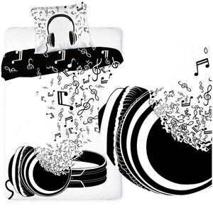 Youth Bedding No. 301 Music 140x200NP 2 parts 70x90