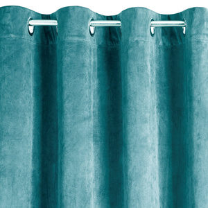 Curtain 140 x 250 Ready Decorative Pierre Turquoise