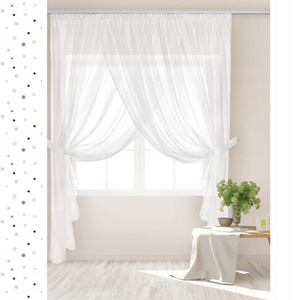 Curtain 400 x 250 Decorative Emporio Tape White