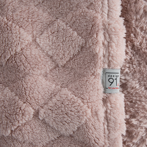 170 x 210 Stamped Plush Nancy Powder Blanket