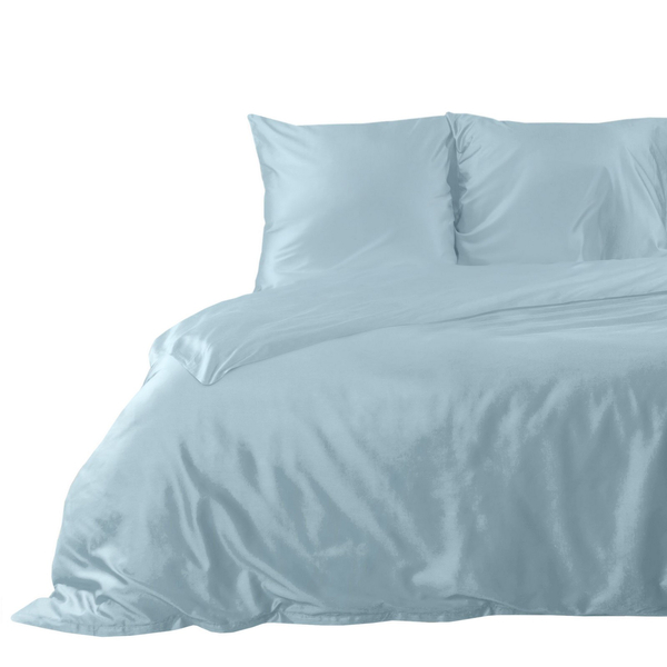 Bedding 180 x 200 3pc Satin Nova3 Blue