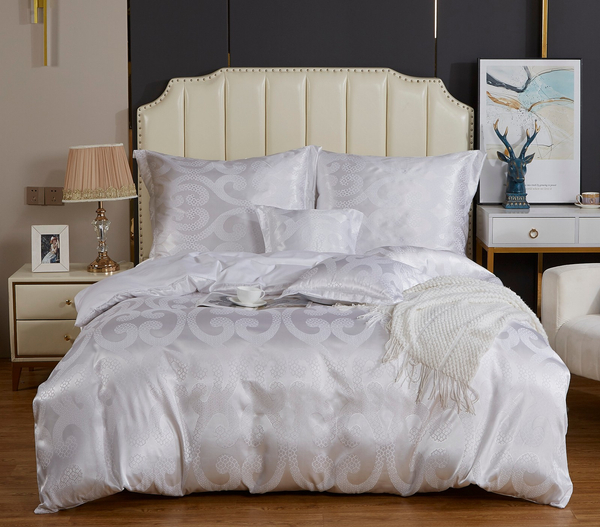 Pościel 160 x 200 5cz Atłasowa Haftowana AT003