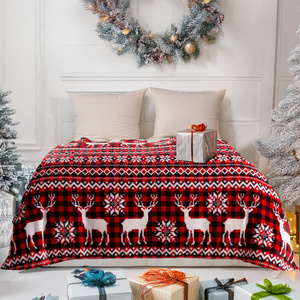 Koc 160 x 200 Mikrofibra Świąteczna Donato 11