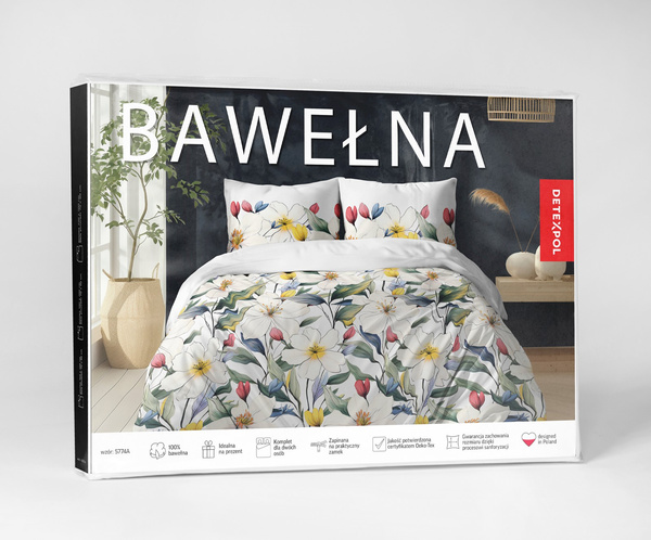 Pościel 220 x 200 3cz Vicenza Bawełna wz. 5774A