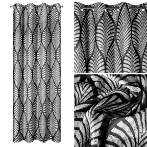 Eloisa Blackout Curtain 140 x 250 Black