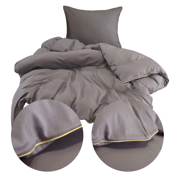 Pościel 140 x 200 2cz Satyna Bawełna Z Bizą Can 08