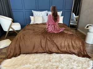 Blanket 200 x 220 Microfiber Solid Juana 03