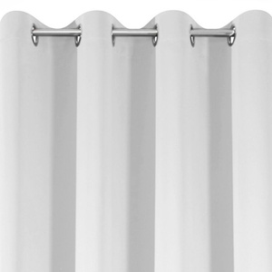 Zasłona 135 x 250 Dekoracyjna Blackout Logan Biel
