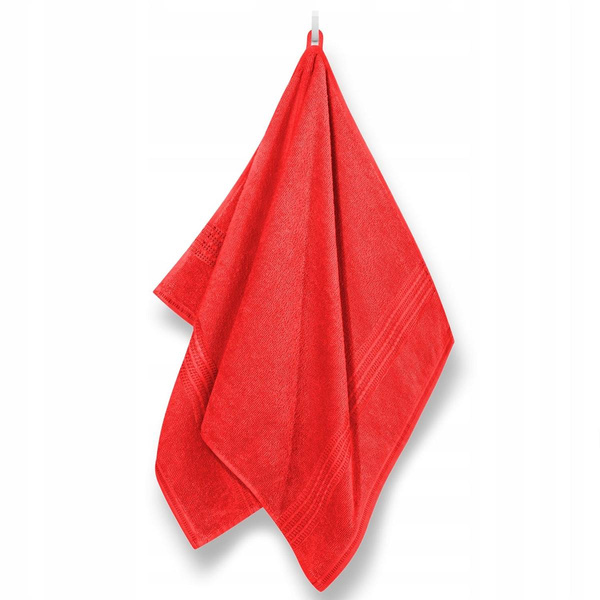 Ręcznik 70 x 140 Bawełna Amie 450g/m2 Czerwony