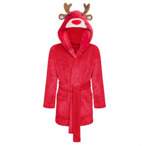 Children's Microfiber Bathrobe L 130 Reindeer